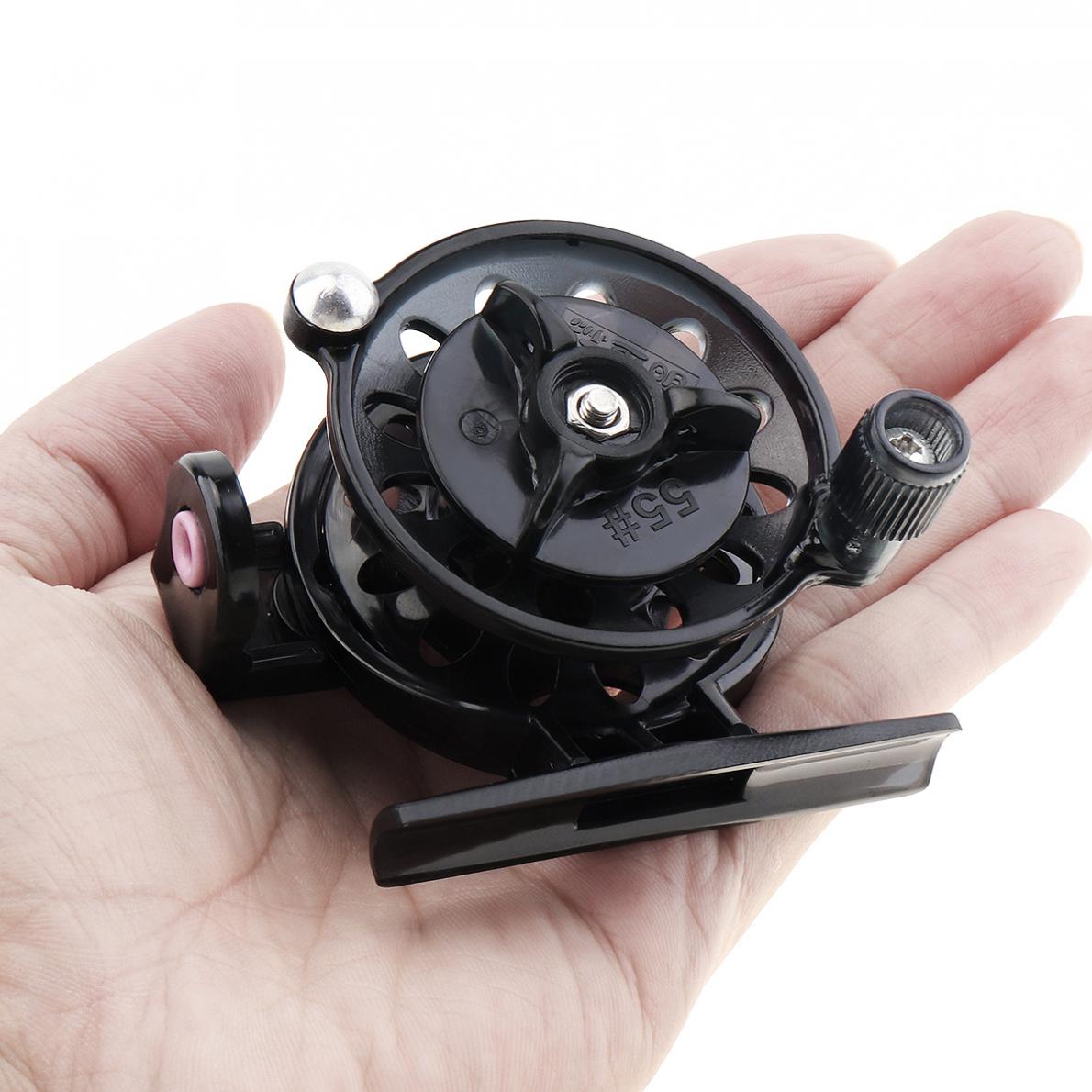 Mini Winter Ice Fishing Reel Ultralight 50mm 55mm 60mm Hand Reel Fly Fishing Line Wheel Carp Spool Pesca  Tackle