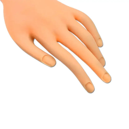 Nail Art Training Fake Hand Display False Tips UV Gel Polish Painting Tools Manicure  Practice Model