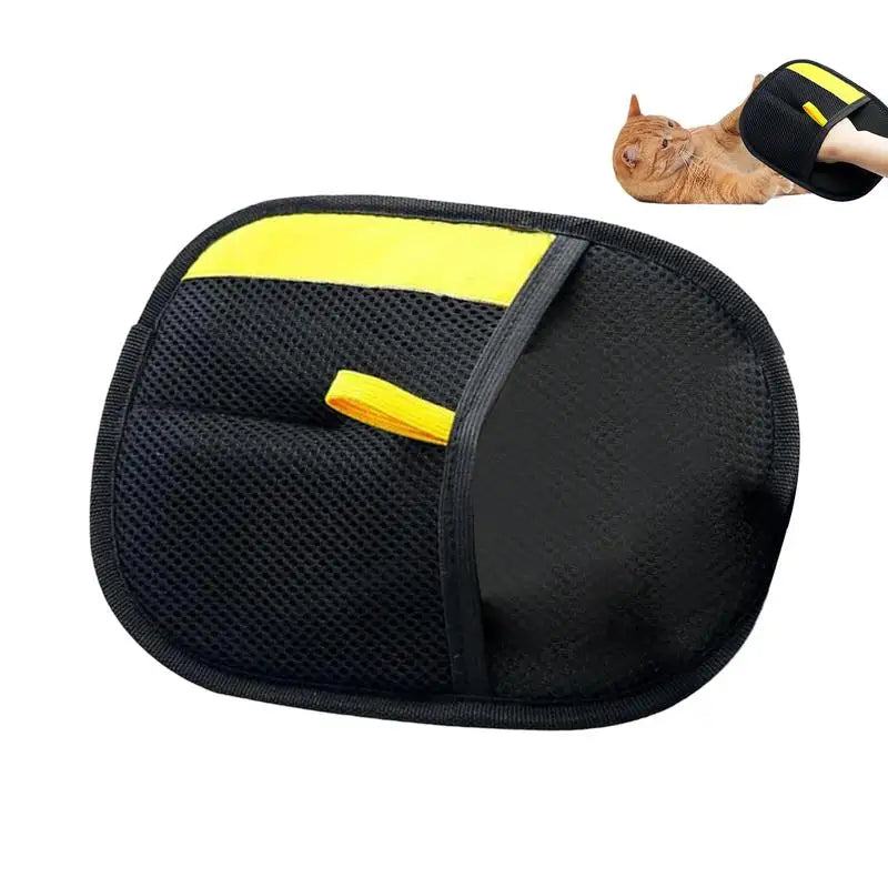 Pet Grooming Gloves Static Dedusting Brush Pet's Hair Remover Brush Removing Dog Cat Hair From Sofa Carpet Clothes Pet Supplies