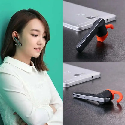 Wireless Bluetooth Talk45 Single Earphones Office Business Ear-hang Noise Cancelling Car Intelligent HD Voice Navigation Headset