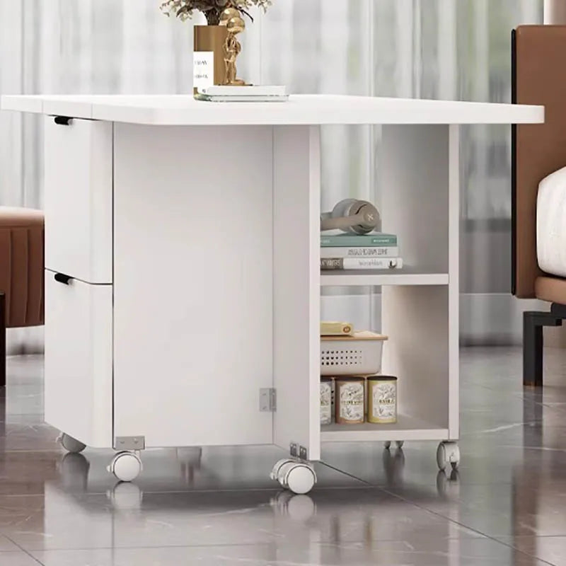Italian Folding Coffee Table With Storage Removable Modern Neutral Coffee Table Premium Beauty Mesa De Centro Home Furniture