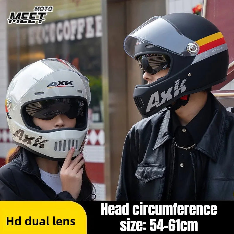 Motorcycle Helmet Winter Full Face Helmets Double Visor modular motorcycle helmet Motorbike Racing Sport Helmet Cascos Para Moto