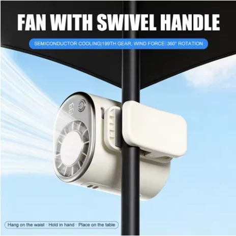 Portable Semiconductor Air Cooler, Umbrella Hanging Clip Fan, Handheld Mini Desktop Fan, High-Speed Electric Fan, Car Mounted