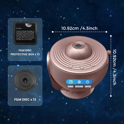 13  in 1 Star Projector, Planetarium Galaxy Projector for Bedroom, Aurora Projector, Night Light Projector for Kids Adults