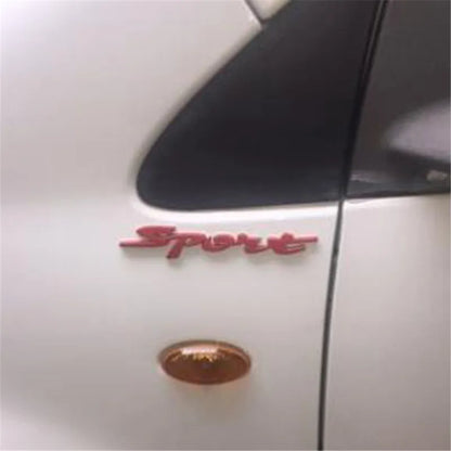 Car Accessories Stickers Styling Metal 3D Plating Auto Car Trunk Modified Racing Sport Word Letter Emblem Badge Decal Stickers