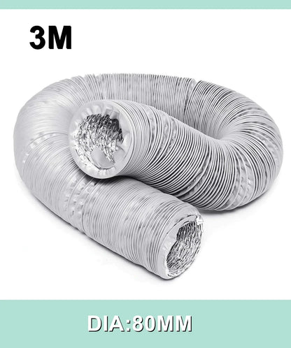 80mm/100mm/110mm/130mm/150mm Portable Air Conditioner Exhaust Vent Pipe Flexible Air Conditioner Exhaust Pipe Vent Hose Outlet