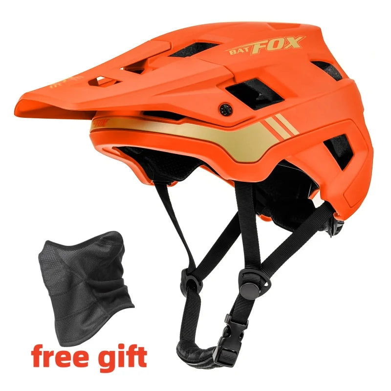 BATFOX bicycle helmet mtb casco fox mountain cycling helmet men Ultralight integral road bike bat fox helmets casco bicicleta
