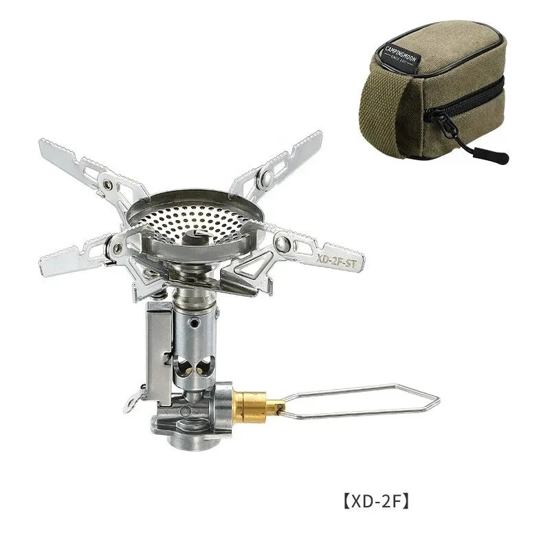 CAMPINGMOON XD-2F Outdoor Portable Voltage Stabilized Integrated Gas Stove High Power Windproof Hiking Field Stove Cooker