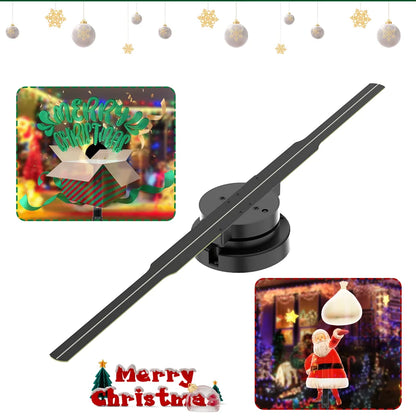 42CM Wifi 3D Hologram Projector Fan Remote Wifi Control 3d led projector Display Player Holographic Advertising Projector