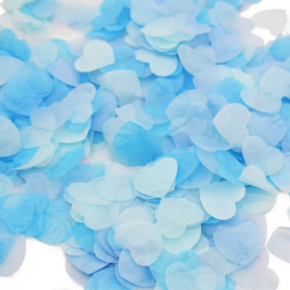 2.5cm 1000pcs Heart Shape Multicolor Paper Confetti  Balloon Filler Table Decoration Engagement Event Party Supplies