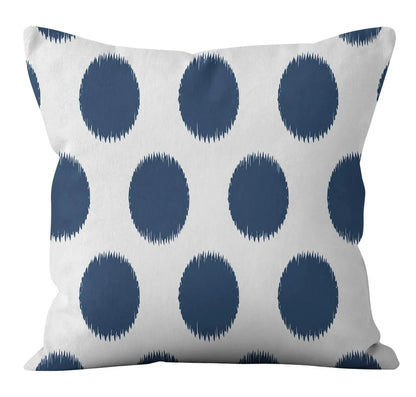 Modern Fashion Nordic Sofa Simple Cushion Cover Living Room Decoration Pillow Cover Navy Blue Geometric Pillow Cover