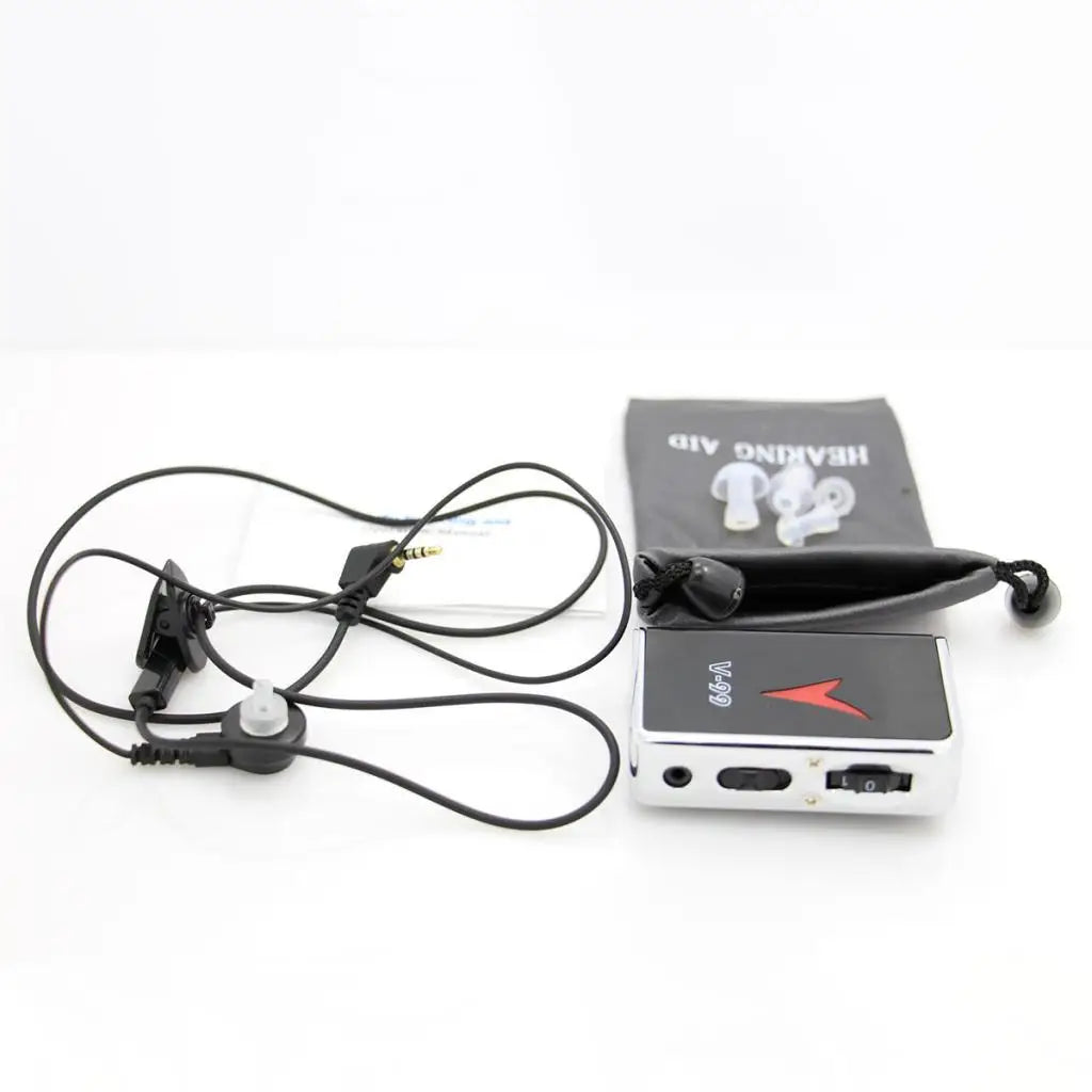 Hearing Aid Sound Amplifier V-99 Pocket Hearing Aid Audifonos High Power Divice Adjustable Tone Digital Aid Ear Durable Earphone