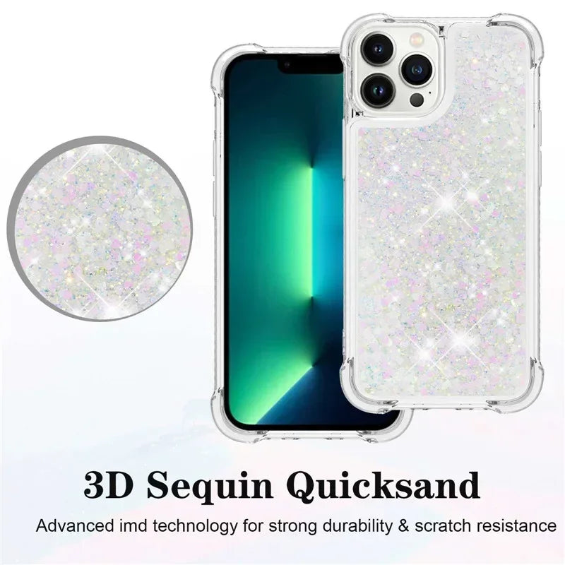 Xiomi 14T 13T Pro 13 Lite 12S Ultra Phone Case for Xiaomi Poco M6 X6 F5 X5 Luxury Anti Fall And Quicksand Soft Half Pack Cases