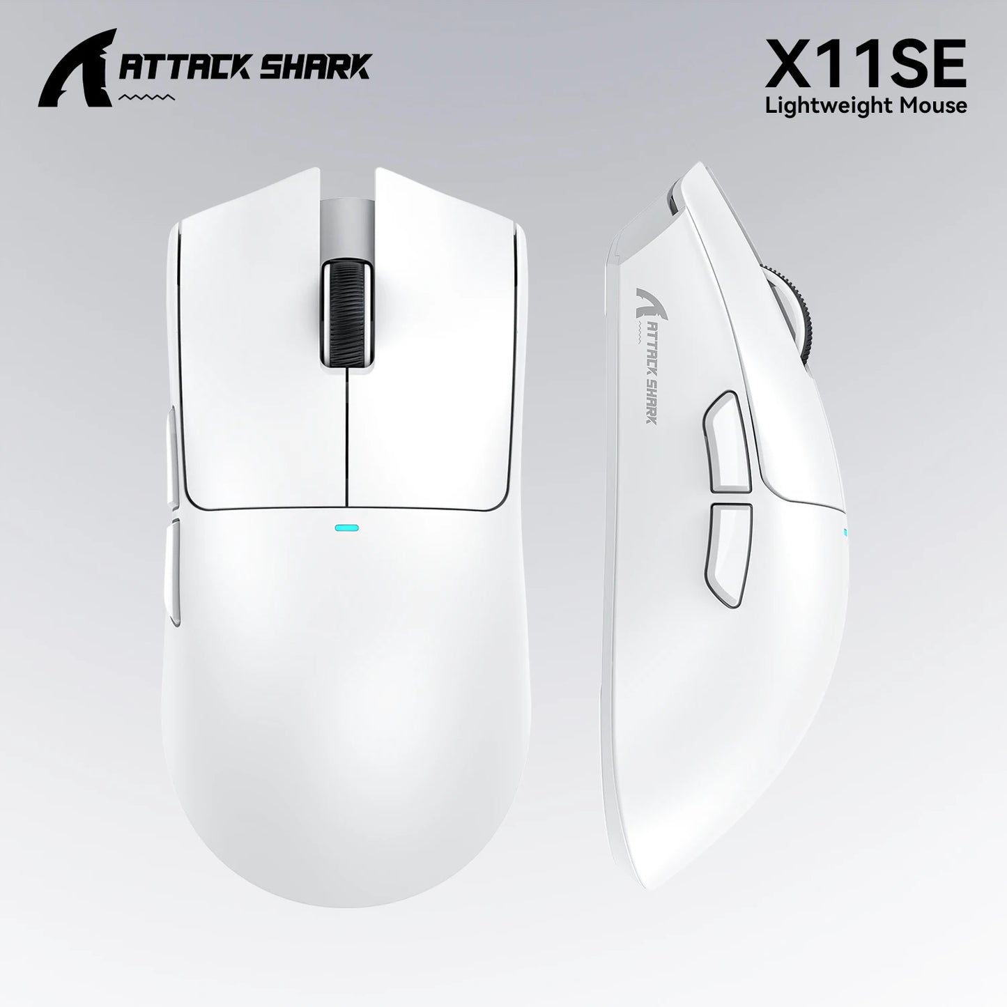 Attack Shark X11  X11SE Wireless Gaming Mouse 3-Mode , PAW3311, 22000DPI, 400IPS, PC Gaming Mouse