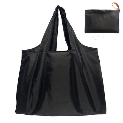 Lady's large capacity folding shopping bag - reusable large-sized shopping bag