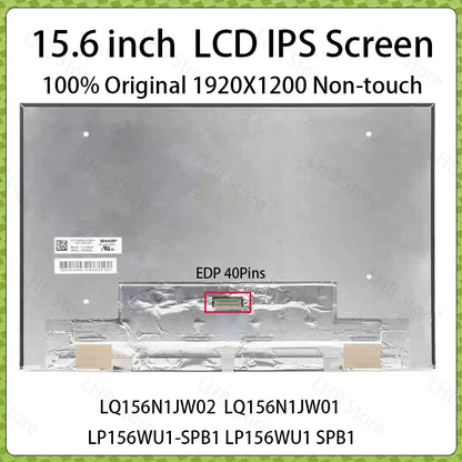 15.6" LCD Screen For Dell XPS 15 9500 9510 9520 9530 Precision 5550 5560 5570 P91F Display Matrix Panel Replacement Non-Touch
