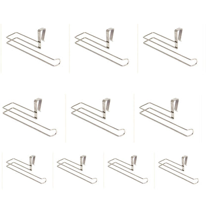 Kitchen paper towel holder Stainless steel nail free punch free wall mounted metal toilet roll holder