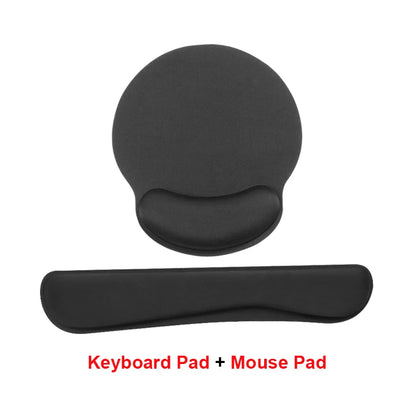 Mouse Pad Memory Foam Mouse Mat Keyboard MousePad Set Ergonomic Wrist Pad Mice Mat ,For Office Computer Laptop moise pad