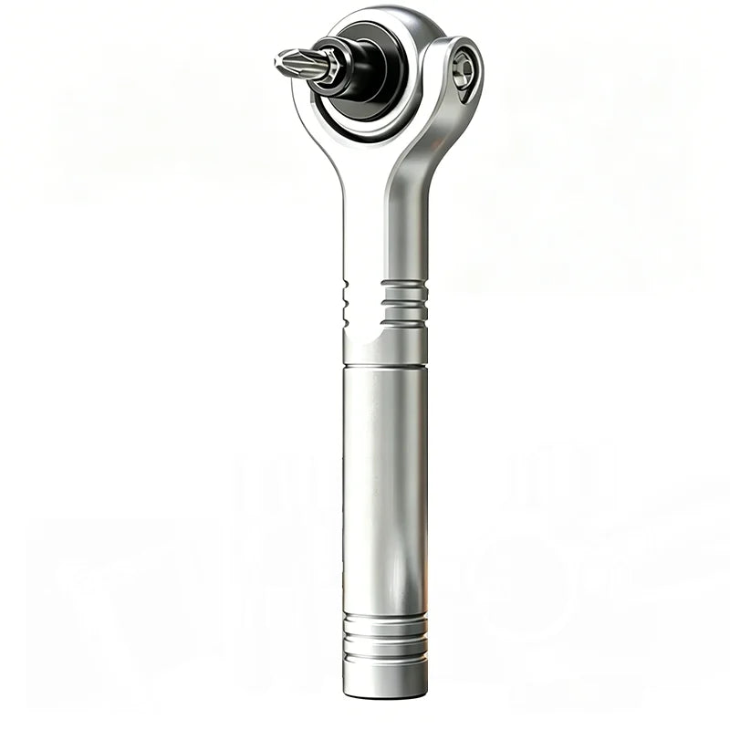 60 Teeth Ratchet Wrench 7 Gear Lockable 270° Rotatable Detachable Magnetic Adsorption Forward Reverse Adjust Hand Tool