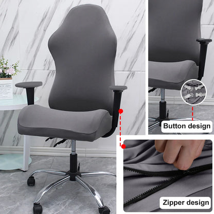 Ergonomic Office Computer Game Chair Slipcovers Stretchy Polyester Reclining Racing Gaming Chair Covers Waterproof Chair Covers