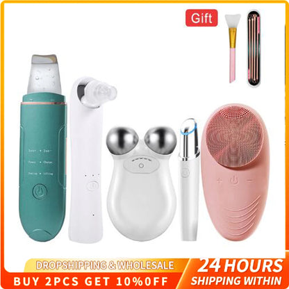 2 in 1 Face Shaver and Eyebrow Trimmer Rechargeable Lips Body Facial Hair Remover Women Electric Portable customer logo package