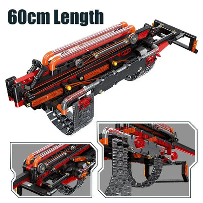 Creative Ice Wolf Claw Sword Model MOC Building Blocks DIY Anime Knife Bayonet Educational Bricks Toys For Childrens Boys Gifts