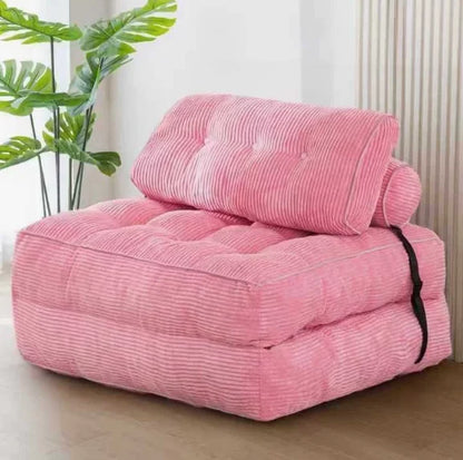 2026 New Vacuum Compressed Lazy Sofa - A Single-person Sofa with Foldable Sleepable and Lieable Sponge Particles