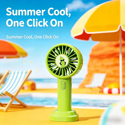 Portable Mini Handheld Fan Fruit Design Simple Fun 3-Speed Adjustable Rechargeable Summer  Cool Fan