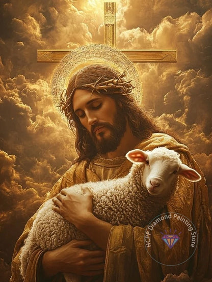 Jesus Christ Cross Diamond Painting Kit 5D DIY Diamond Embroidery Cross Stitch Handmade Art Gift Crafts Home Decor Gift