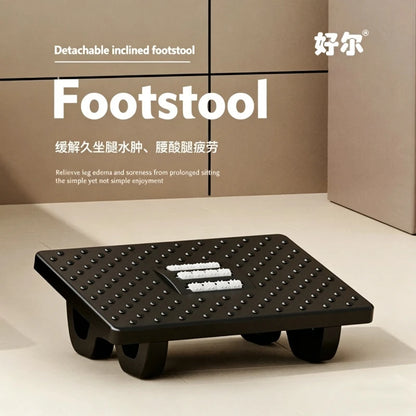 Office footstool, footstool, table cushion, footstool, foot pedal, anti warping leg pedal, footstool placement, footrest