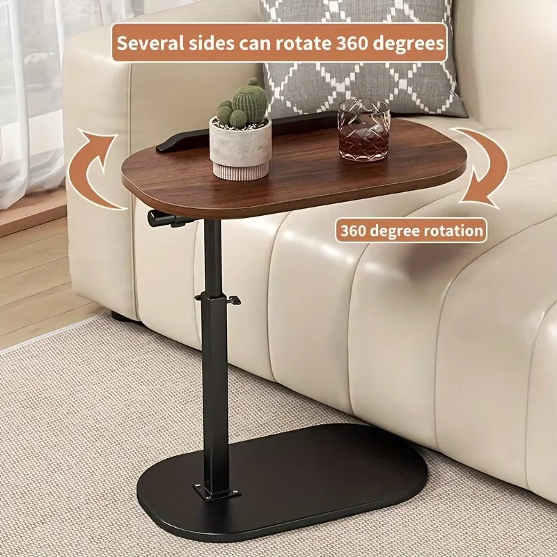 Adjustable Height Multi-Functional Wooden Coffee Table Modern Panel Living Room Tea Table Storage Side Desk for Sofa Home Use