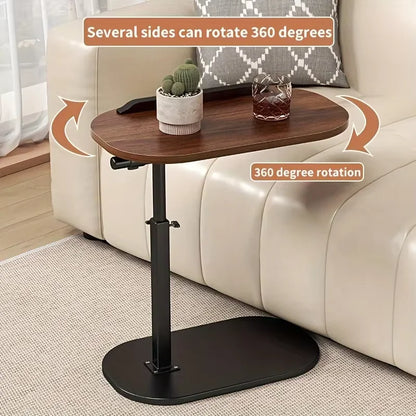 Adjustable Height Multi-Functional Wooden Coffee Table Modern Panel Living Room Tea Table Storage Side Desk for Sofa Home Use