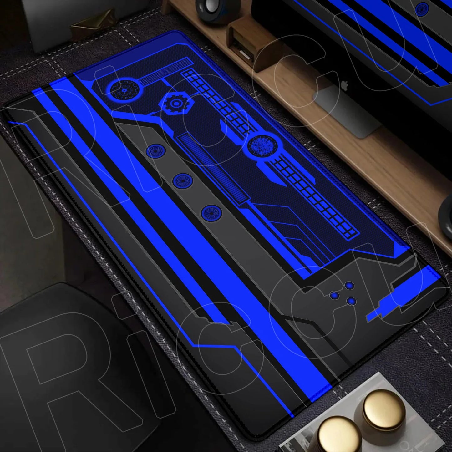 HD sci-fi style Computer Mouse Pad Gaming PC Accessories Large MausePad Sense of Science and Technology Desk mat Keyboard Pads