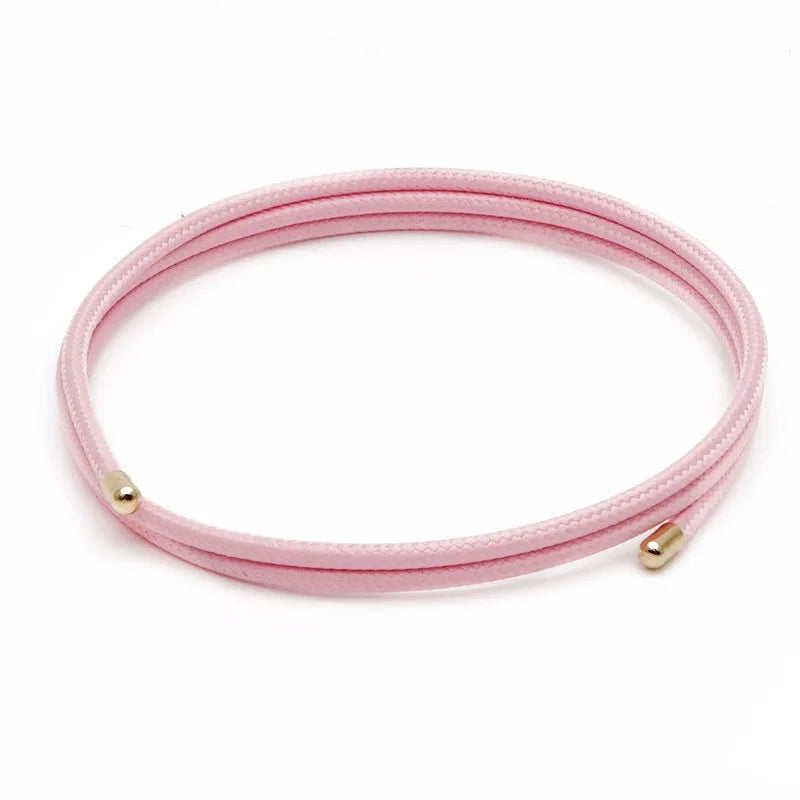 5Pcs Adjustable Magnetic Rope Multicolor Milan Rope Lucky Rope Bracelet DIY Jewelry Making Accessories Wholesale 51cm