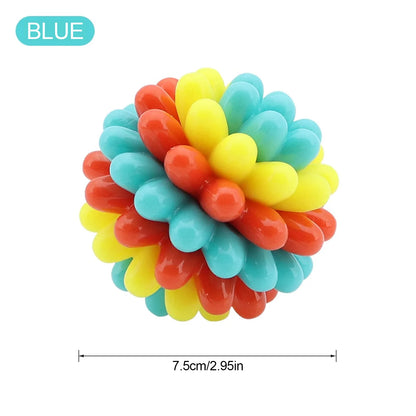Pet Ball Toy without Rope Interactive Dog Training Chew Tooth Cleaning Indestructible Healthy Solid Core EVA Durable Elastic Toy