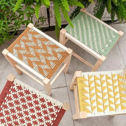Stool Frame With Sturdy Wooden Base For Woodworking Project DIY Home Furniture And Seating Solution Footstool Frame 87HA