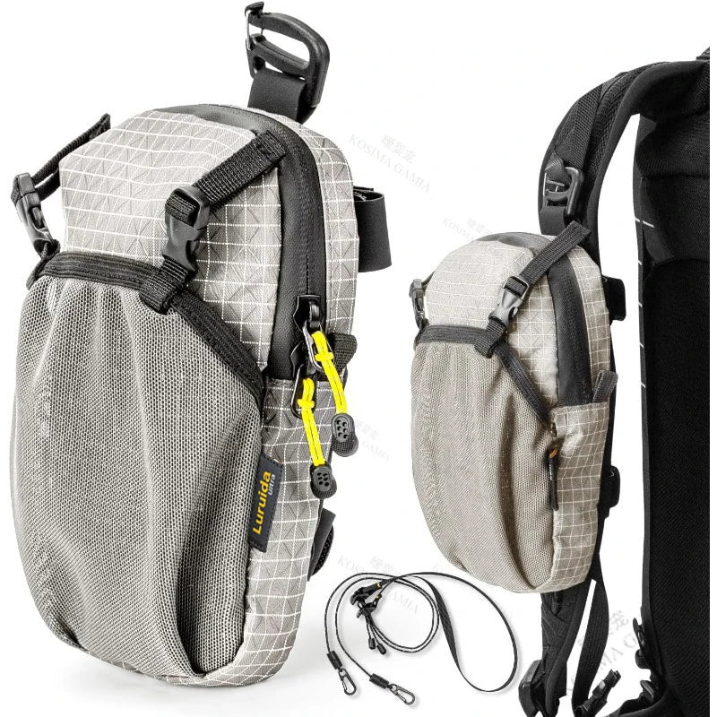 Backpack Shoulder Strap Attachment Bag Smartphone Pouch Waterproof Strap Pack for Sports Hiking Camping Lightweight
