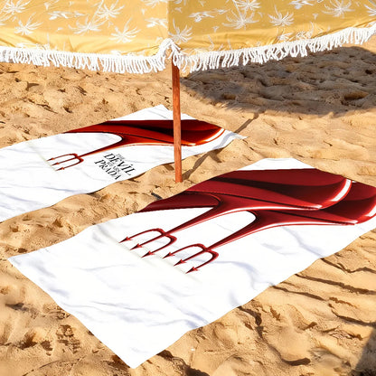 Movie The Devil Wears P-Pa-Prada-S 2 Towel Quick Drying Beach Towels Are Suitable For Swimming Pools Camping Yoga And The Gym