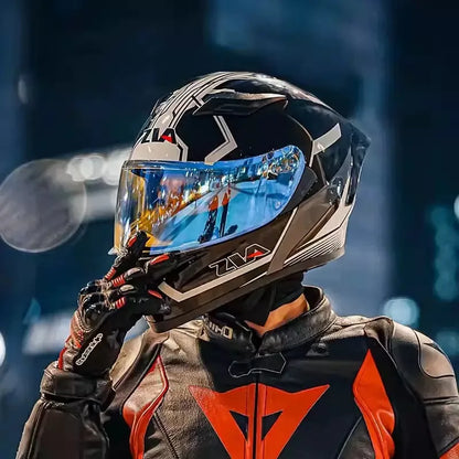 Motorcycle Helmet Full Face Double Lens Off-road Racing Helmet  Capacetes De Moto DOT Certification Motocross Cascos Para Motos
