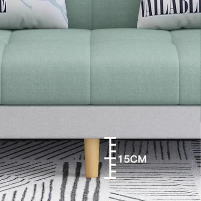 Stable Small Unit Sofa Bed, Foldable Dual-purpose Double Bed, Home Office Nap, Three Person Sofa, Leisure Fabric, Lazy Sofa