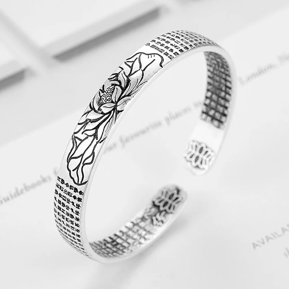 Hot Sale Fashion 925 Sterling Silver Round Bracelet Bangles Trendy Simple Big Bangle for Women Jewelry Gift