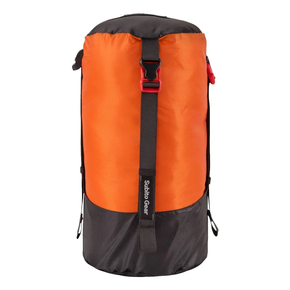 Outdoor Sleeping Bag Stuff Sack Waterproof Sleeping Bag Compression Storage Bag Large Capacity Space Saving for Camping Hiking