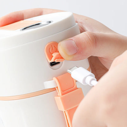 Digital Display Portable Juicer Cup USB Charging Juice Cup Home Multi-functional Automatic Fruit Blender Bottle For Home Kitchen