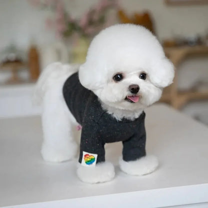 Love Pet Dog Clothes  Winter Fashion Knitted Warm Inner Pet Base Clothes Dog Two Legged T-Skirt Puppy Clothing for Small Dogs