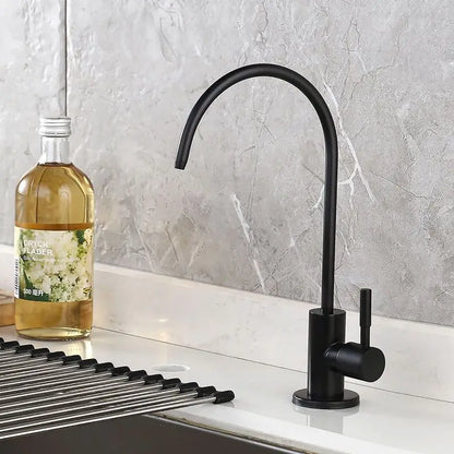 304 Stainless Steel Kitchen Filtered Faucet Direct Drinking Purifier Tap Single Cold Water Sink Faucet Home Water Filtration