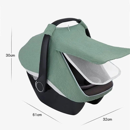 Hot Breathable Baby Car Seat Cover Multi-use Convenient Infant Car Seat Cover Canopy for Breastfeeding