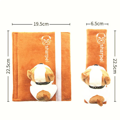 Cute Cartoon Car Seatbelt Cover Seat Belt  Harness Cushion  Shoulder Strap Protector Pad for Children/ Kids Toy animal Ornaments