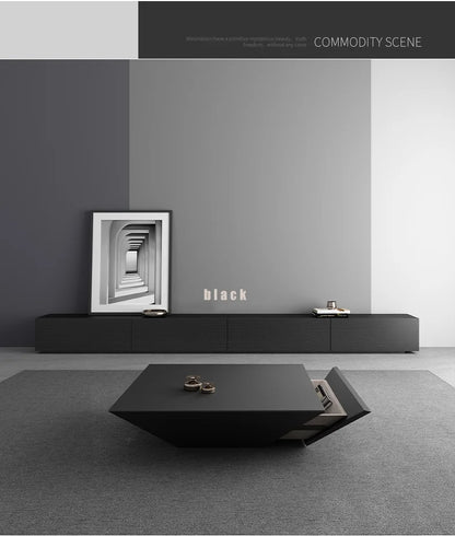 Modern coffee table large furniture, well-designed storage
