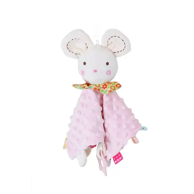 Elephant Baby Comforter Blanket Soft Appease Towel Baby Rattle Animals Toys Soothe Reassure Sleeping Towel Lathe Hang Toddler
