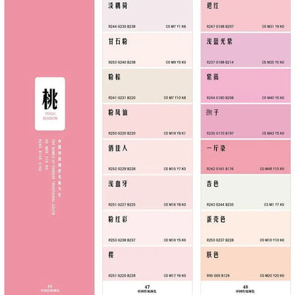 Color Test Card Chromatogram Test Color Identification Card Clothing Color Identification Chart